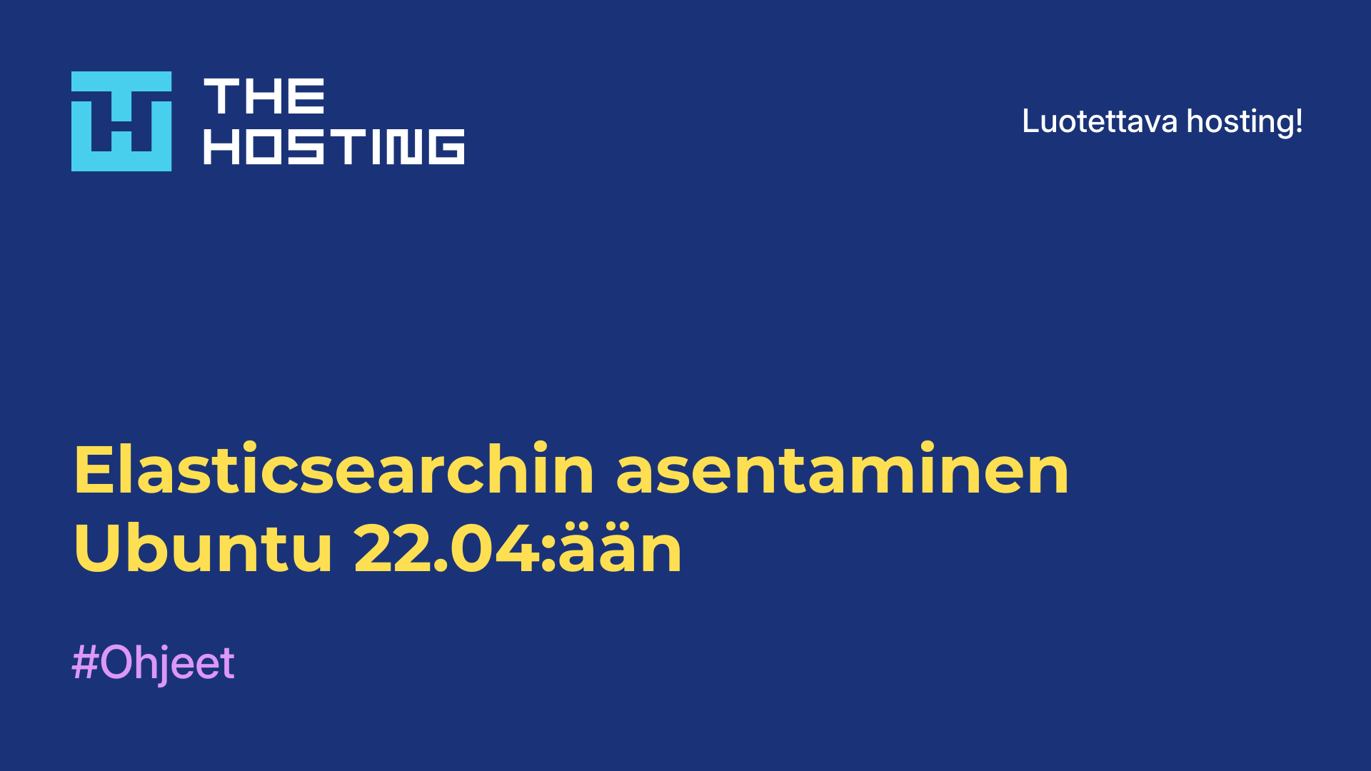 Elasticsearchin asentaminen Ubuntu 22.04:ään