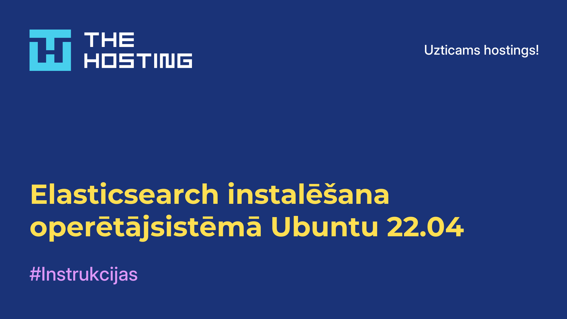Elasticsearch instalēšana operētājsistēmā Ubuntu 22.04