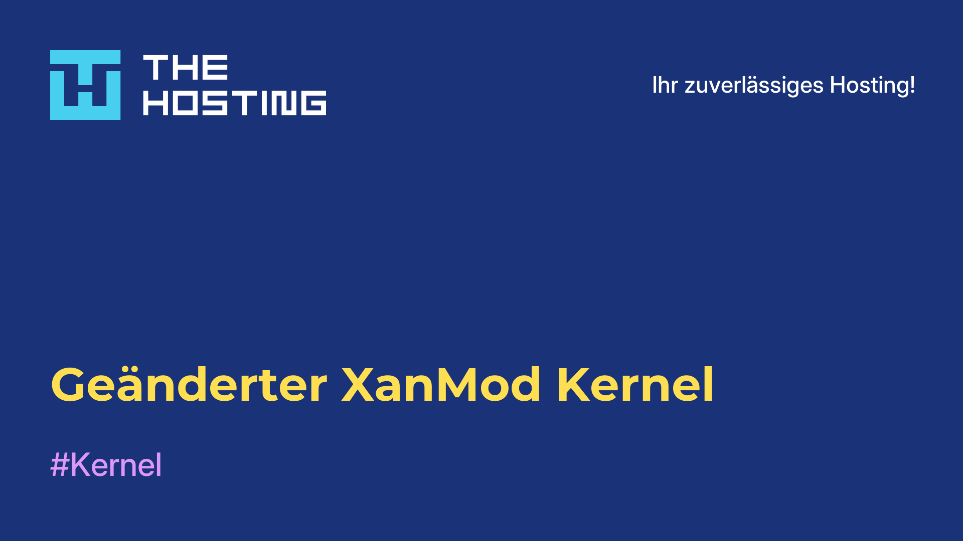 Geänderter XanMod-Kernel