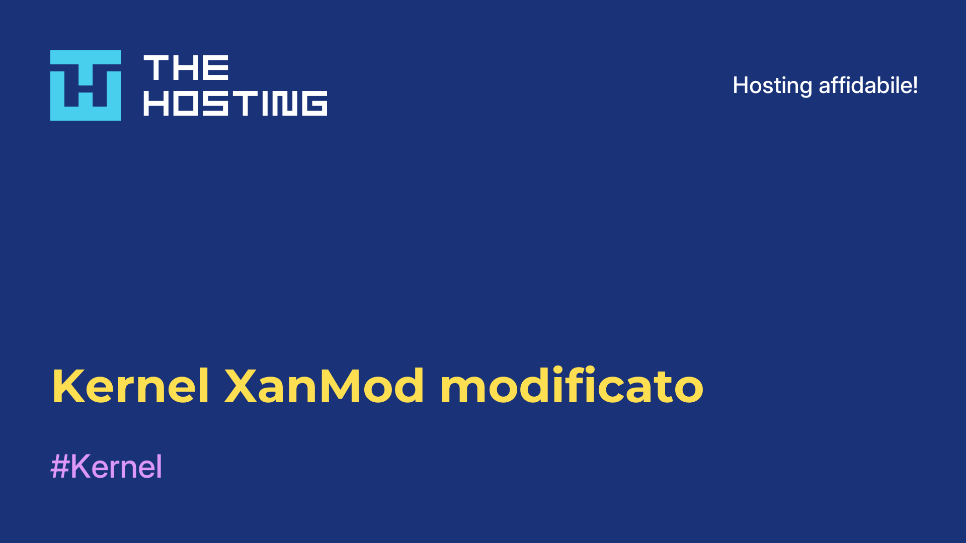 Kernel XanMod modificato