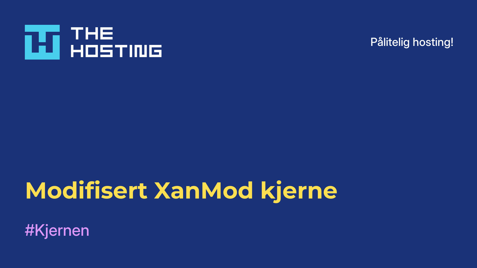 Modifisert XanMod-kjerne