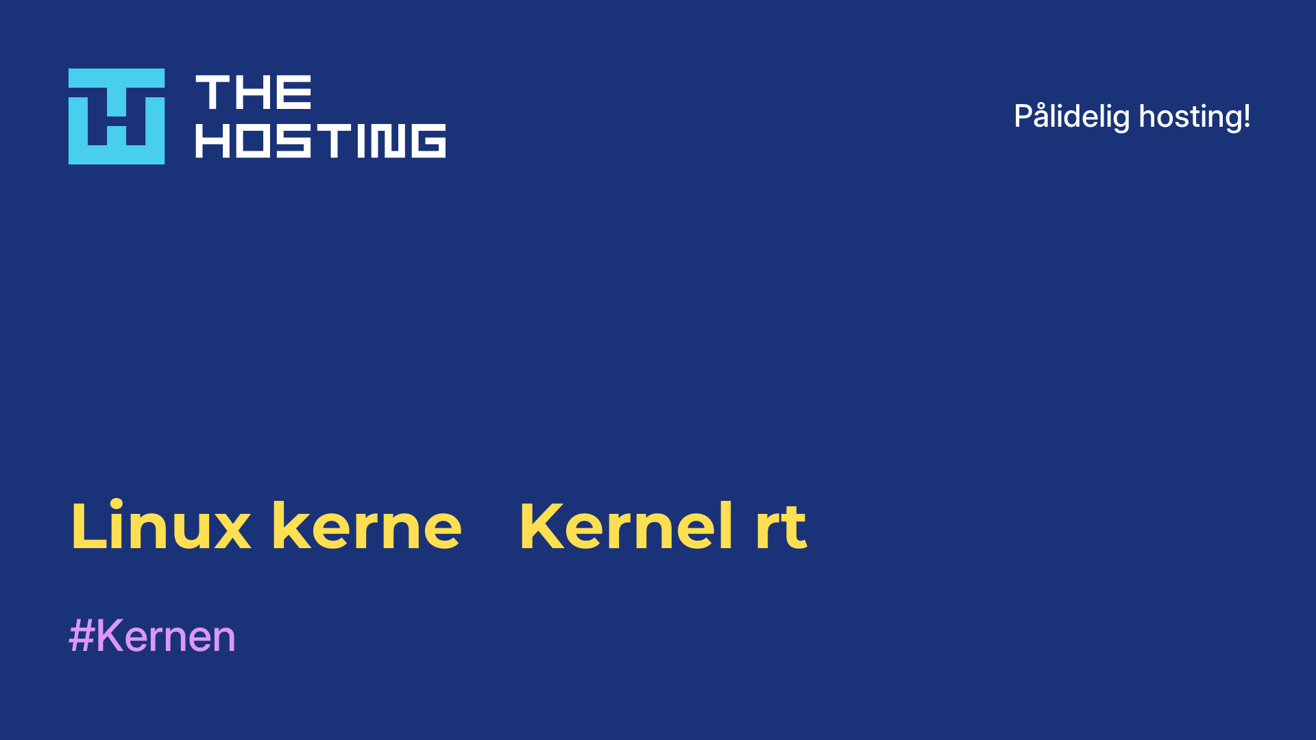 Linux-kerne - Kernel-rt