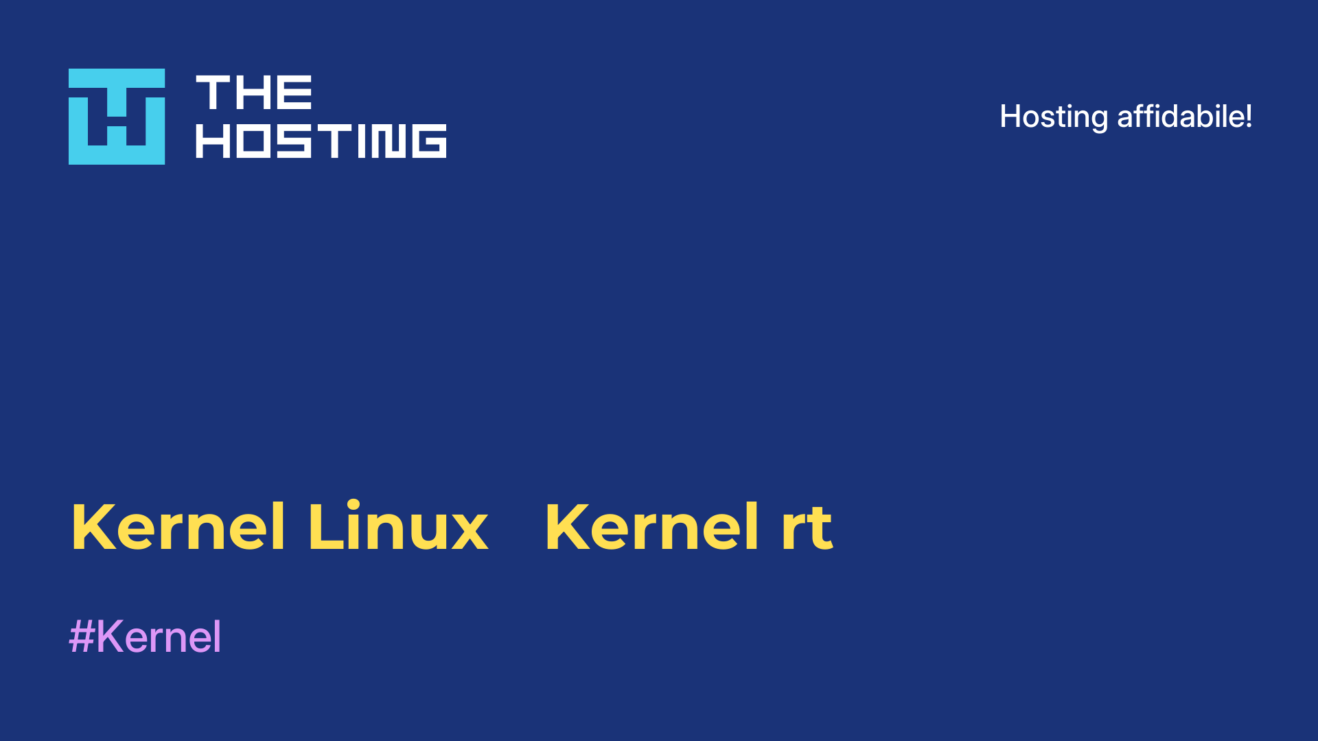 Kernel Linux - Kernel-rt