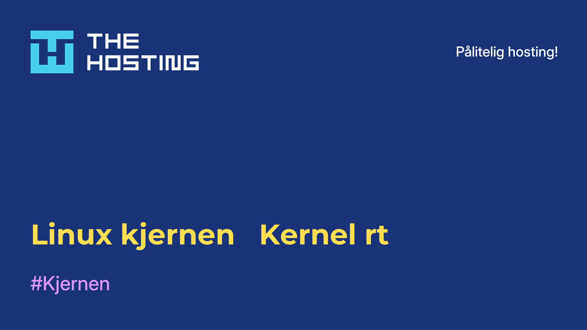 Linux-kjernen - Kernel-rt