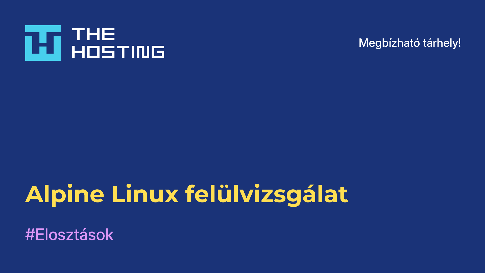 Alpine Linux felülvizsgálat