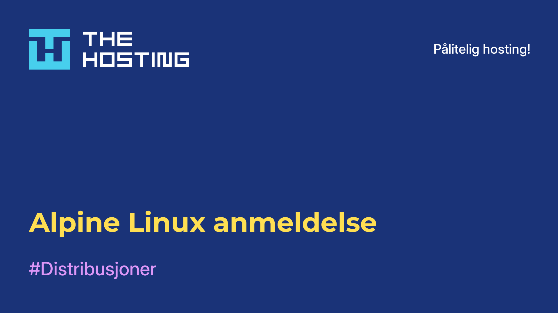 Alpine Linux-anmeldelse