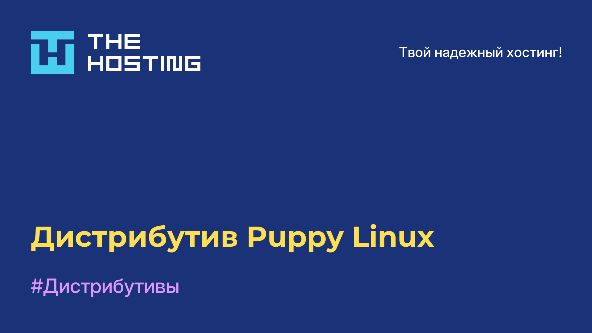 Дистрибутив Puppy Linux