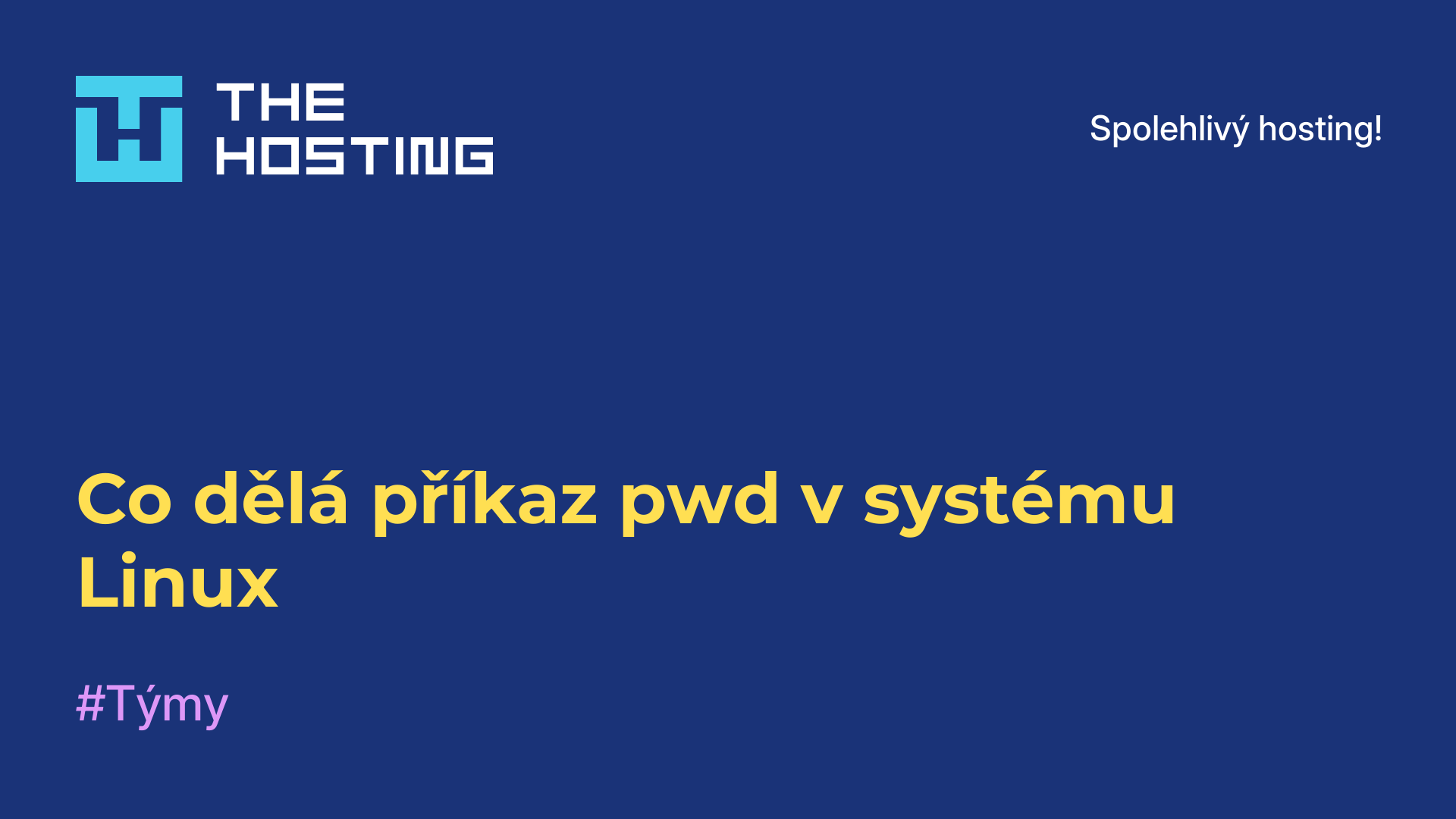 Co dělá příkaz pwd v systému Linux