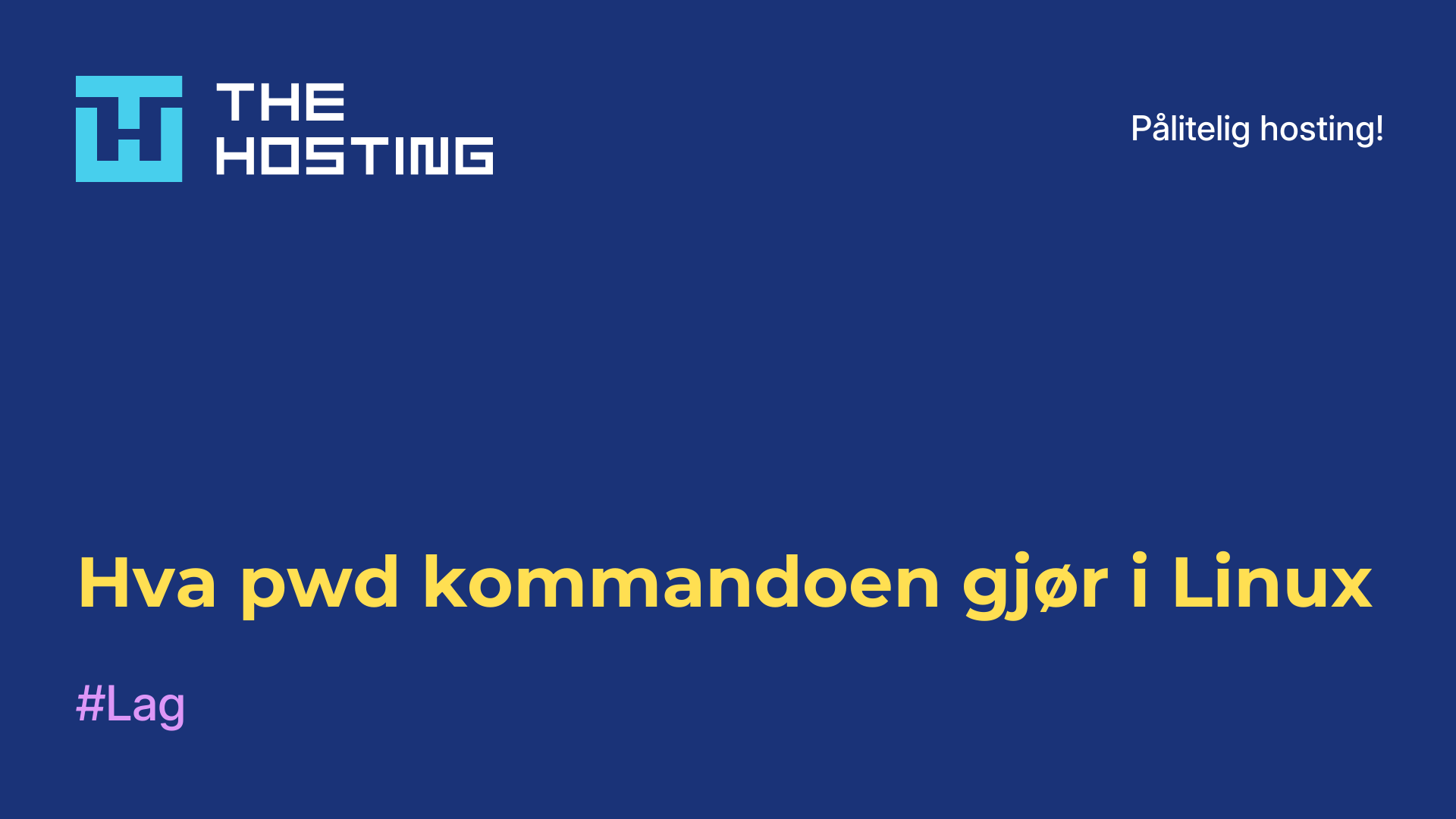 Hva pwd-kommandoen gjør i Linux
