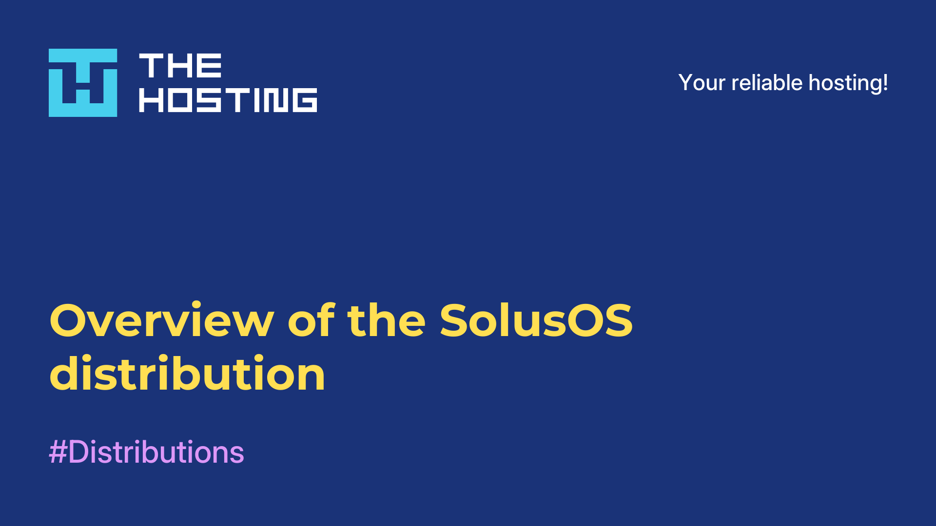 Overview of the SolusOS distribution