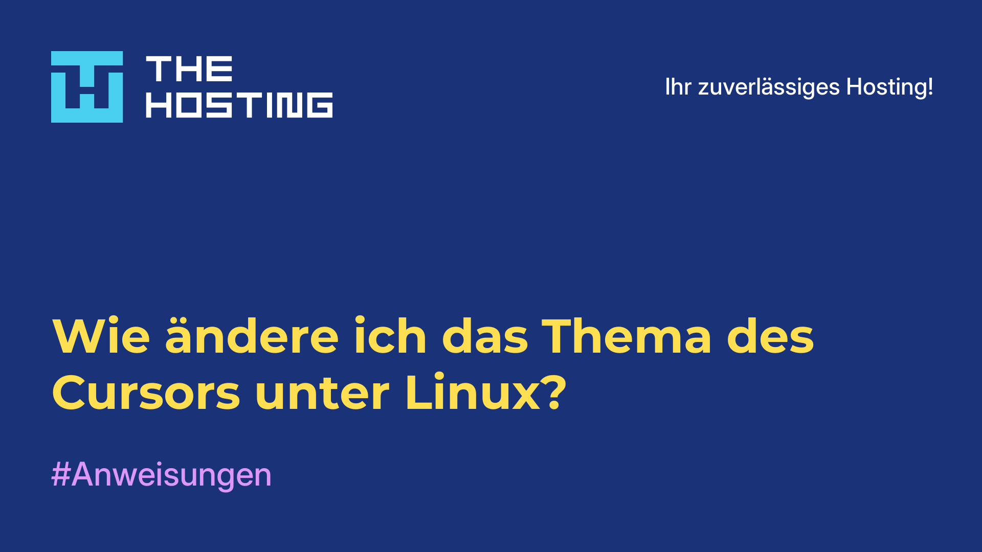 Wie ändere ich das Thema des Cursors unter Linux?