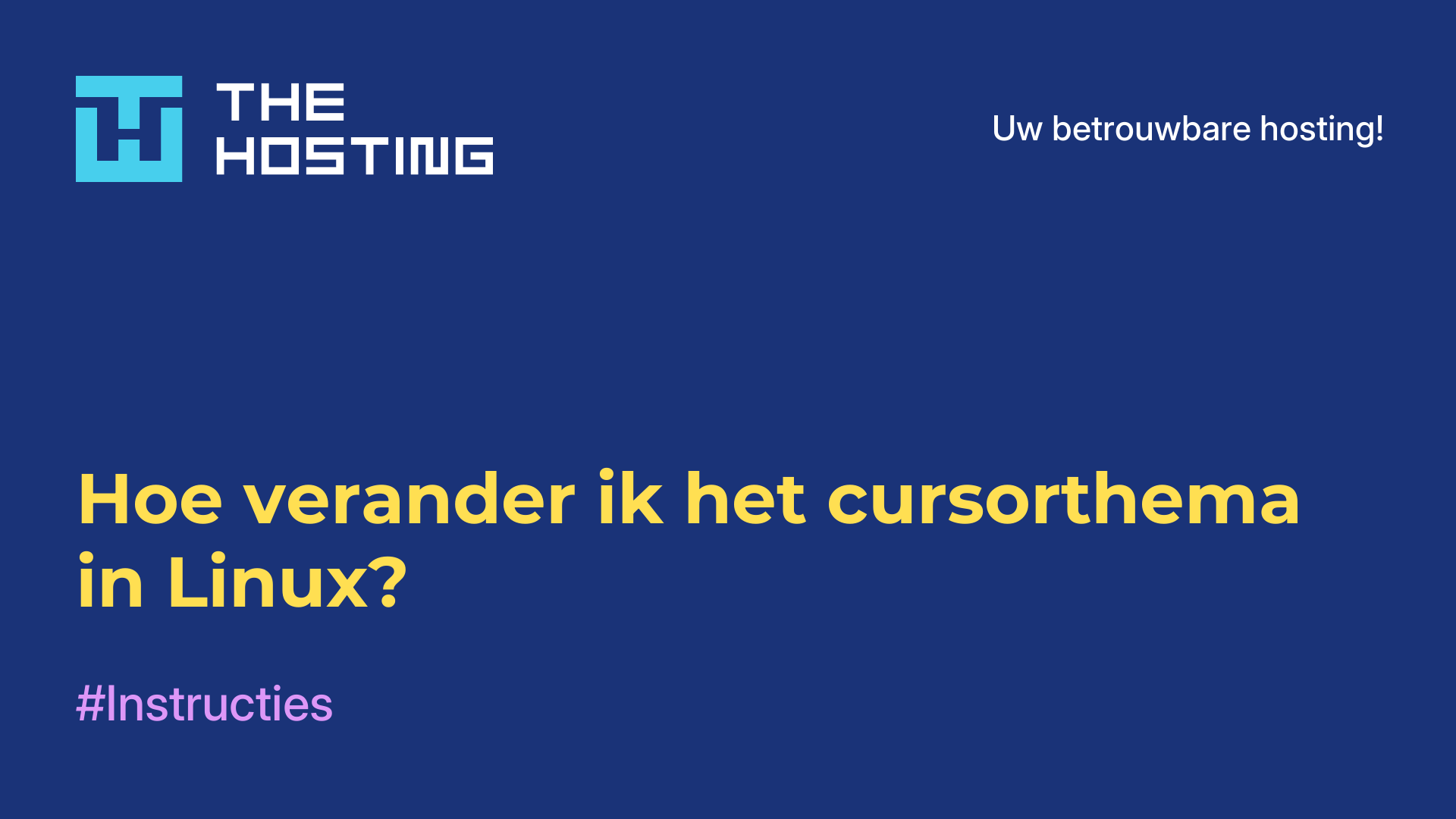 Hoe verander ik het cursorthema in Linux?
