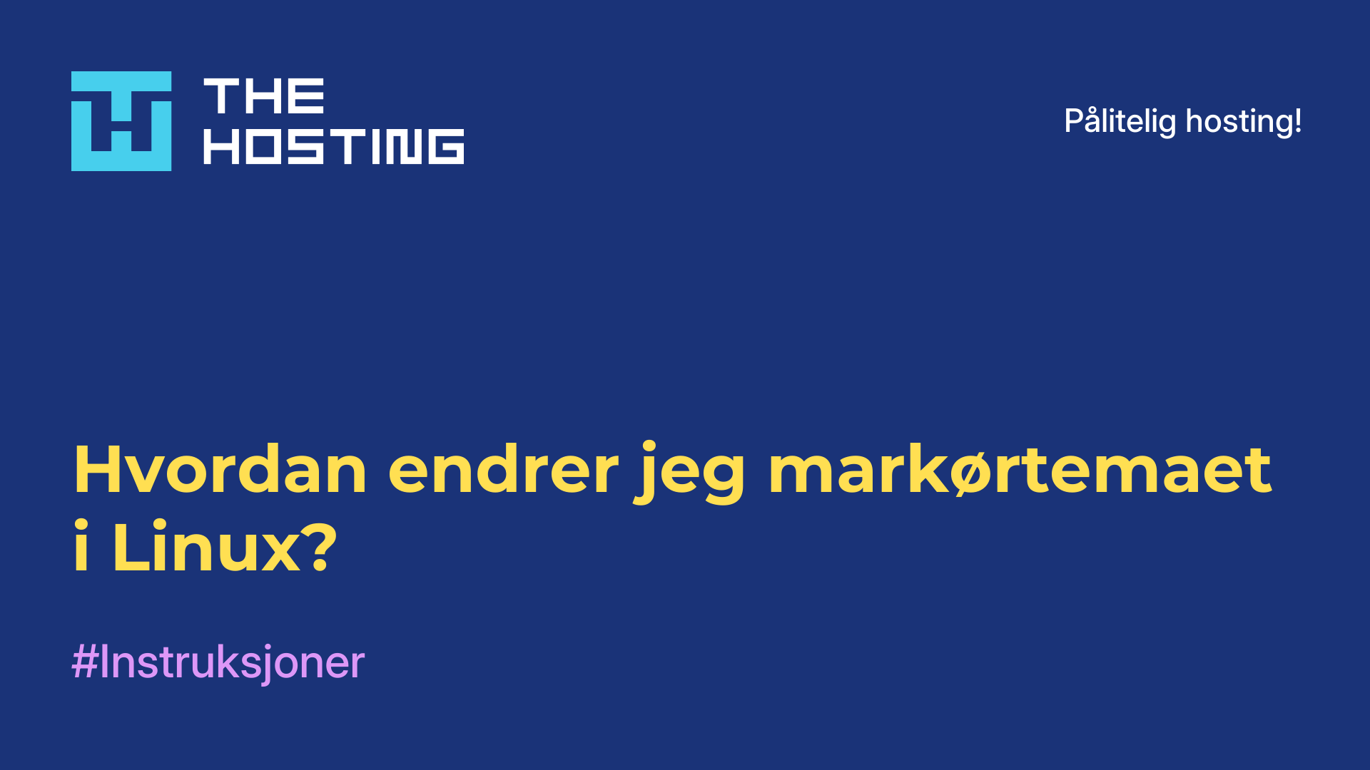 Hvordan endrer jeg markørtemaet i Linux?
