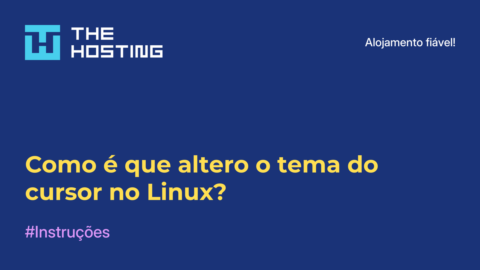 Como é que altero o tema do cursor no Linux?