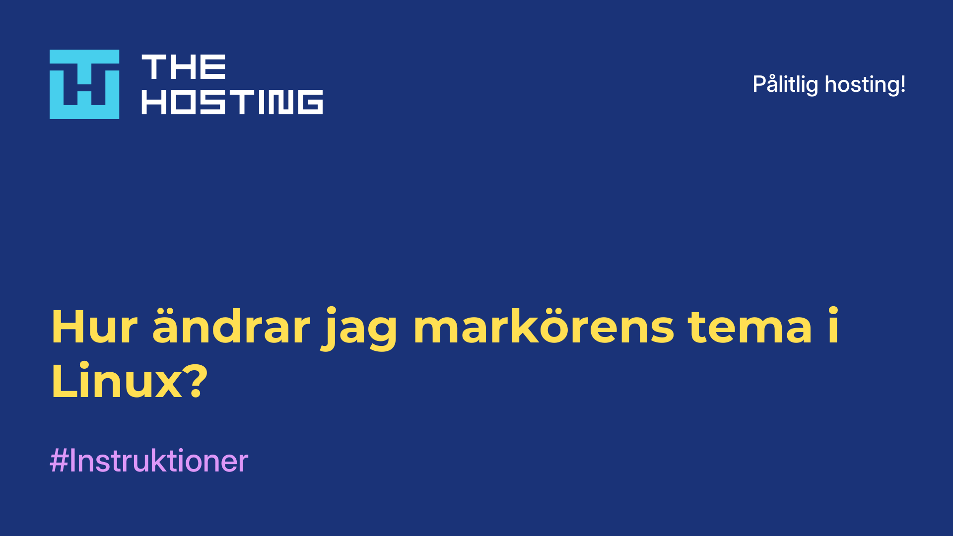 Hur ändrar jag markörens tema i Linux?