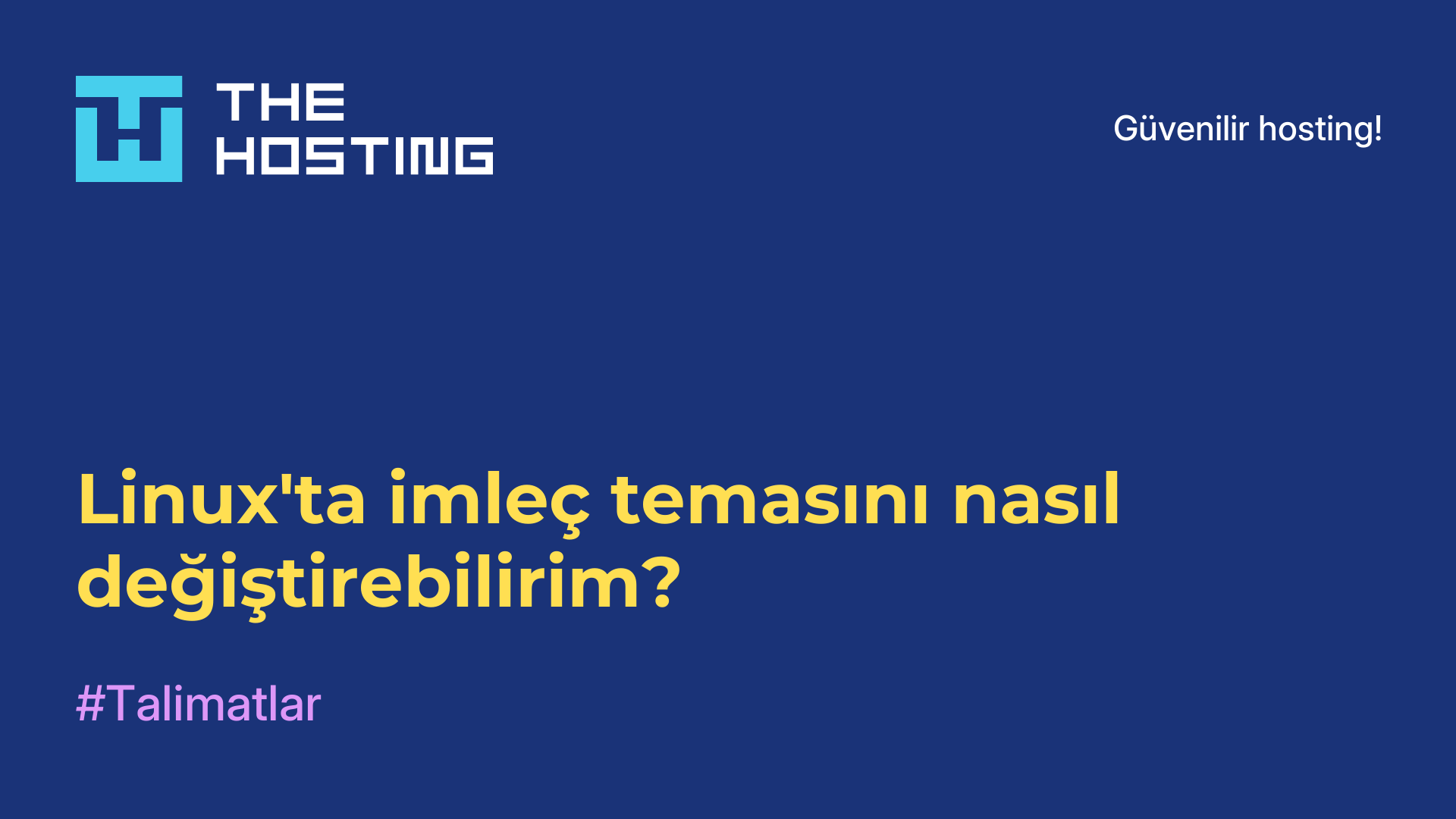 Linux'ta imleç temasını nasıl değiştirebilirim?
