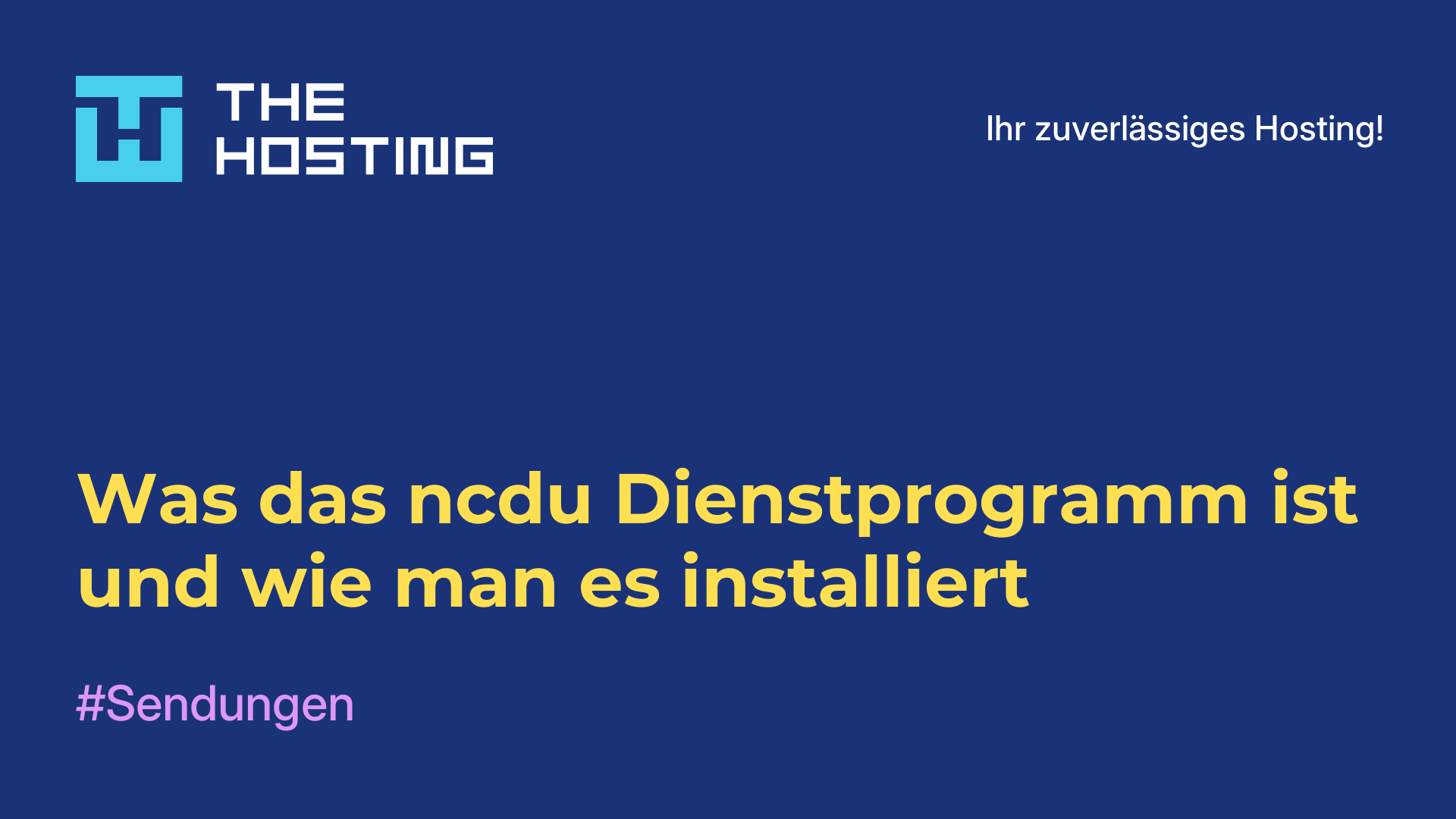 Was das ncdu-Dienstprogramm ist und wie man es installiert