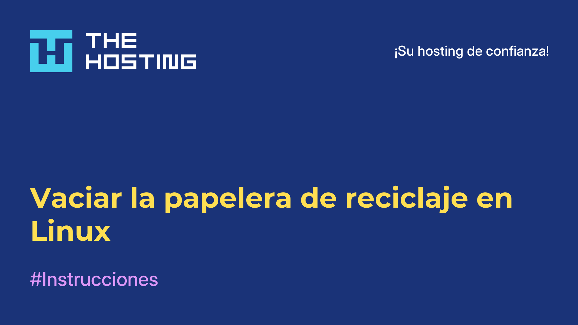 Vaciar la papelera de reciclaje en Linux
