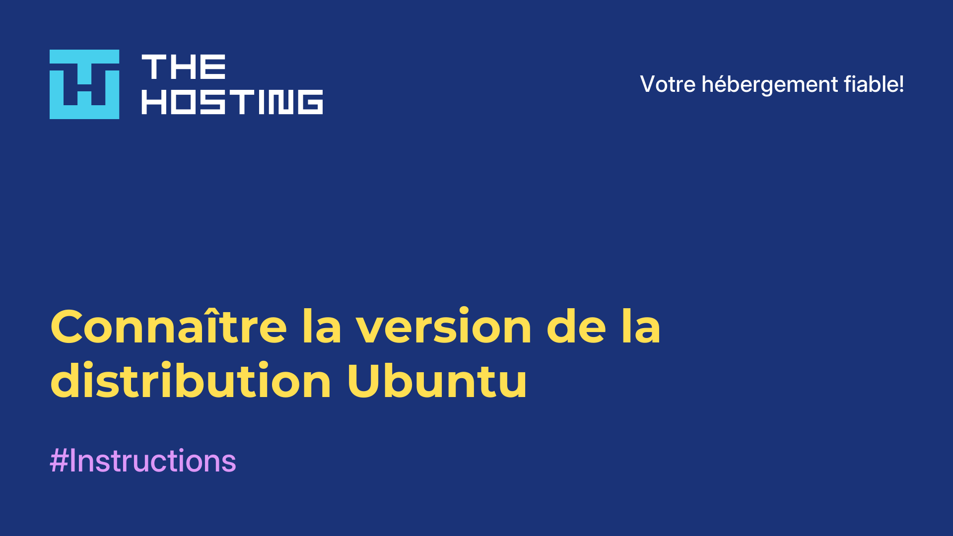 Connaître la version de la distribution Ubuntu