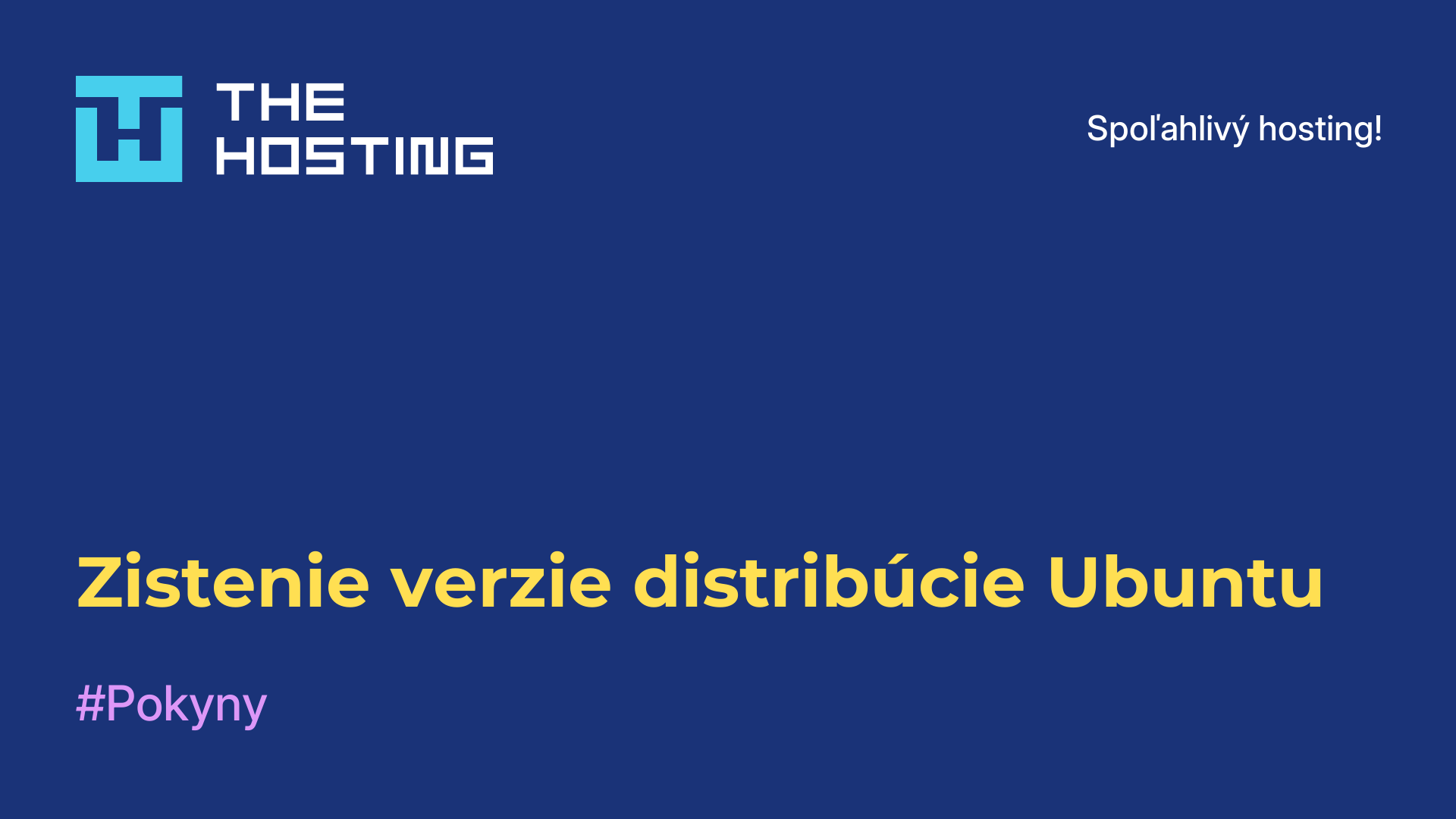 Zistenie verzie distribúcie Ubuntu
