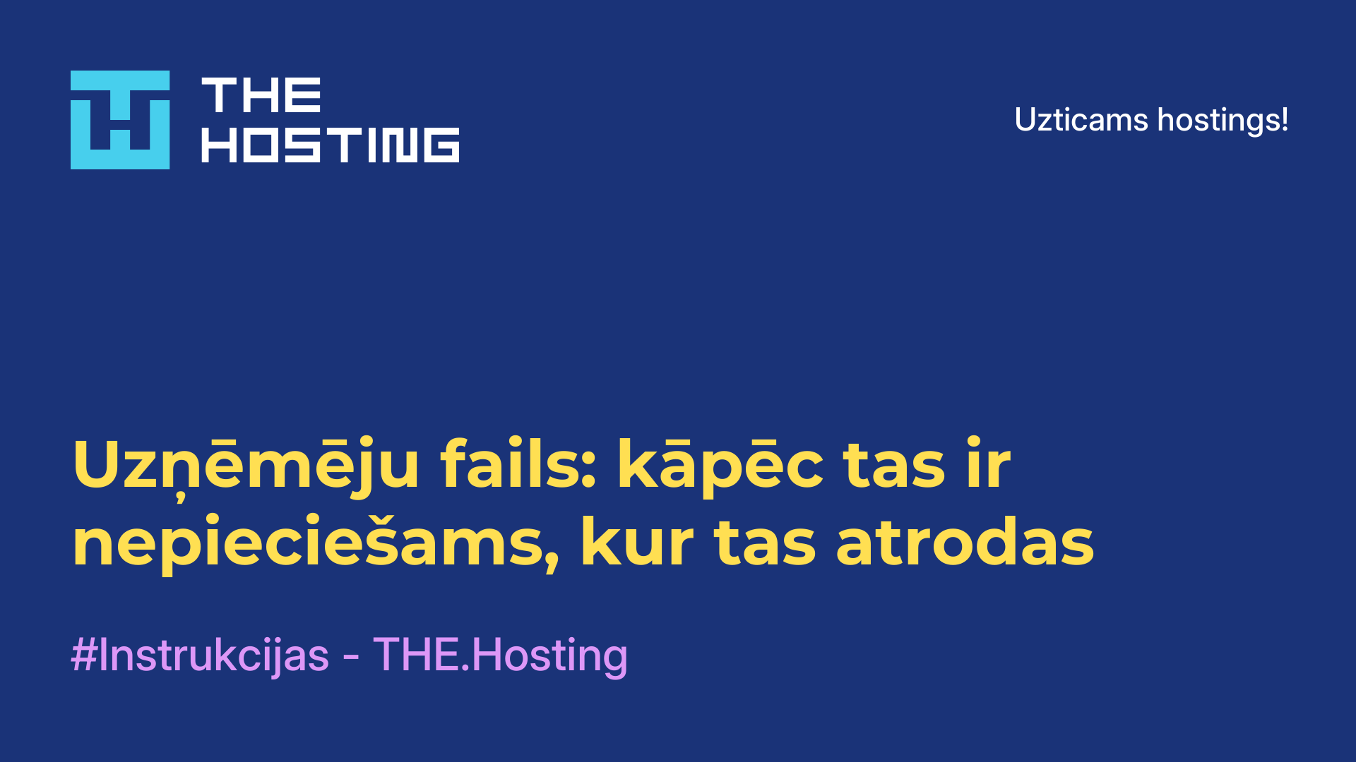 Uzņēmēju fails: kāpēc tas ir nepieciešams, kur tas atrodas
