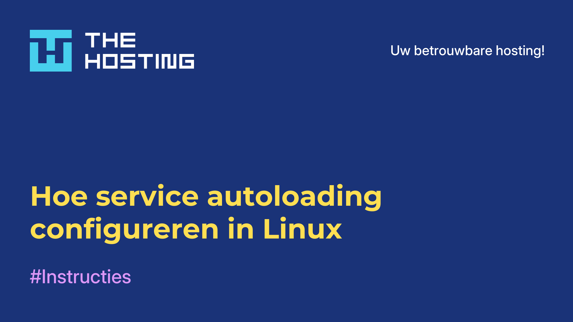 Hoe service autoloading configureren in Linux