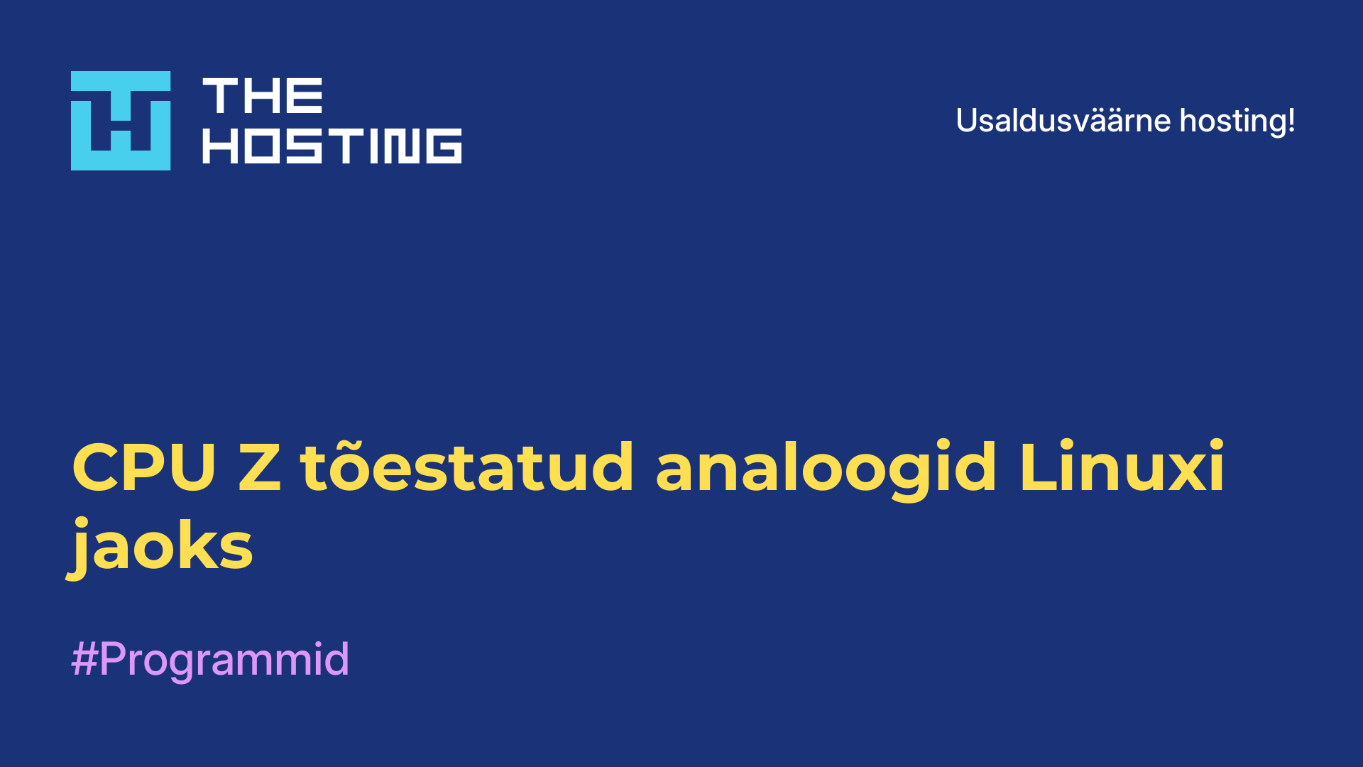CPU-Z tõestatud analoogid Linuxi jaoks