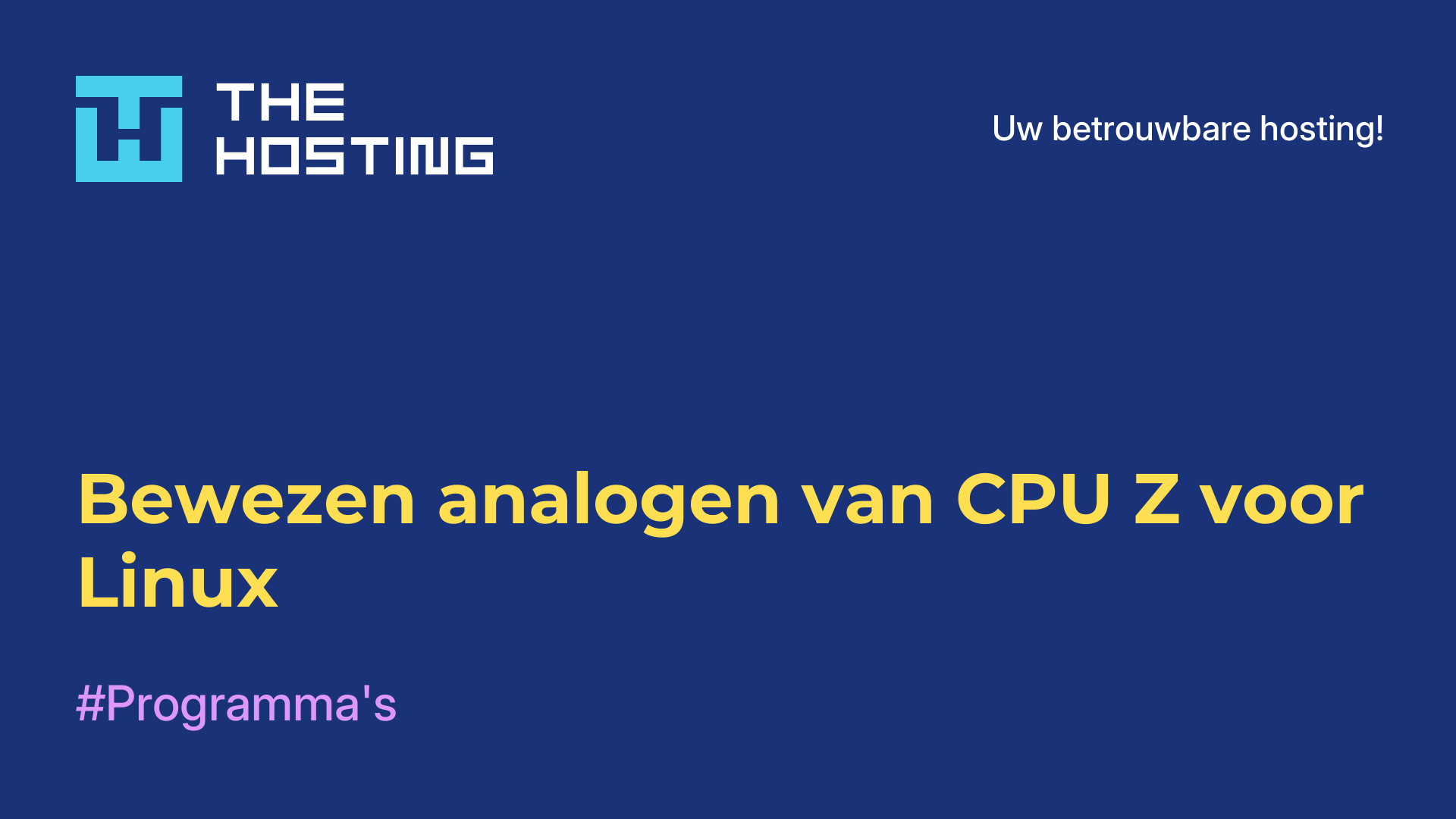 Bewezen analogen van CPU-Z voor Linux
