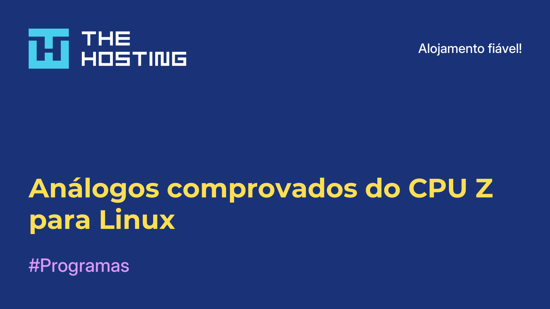 Análogos comprovados do CPU-Z para Linux