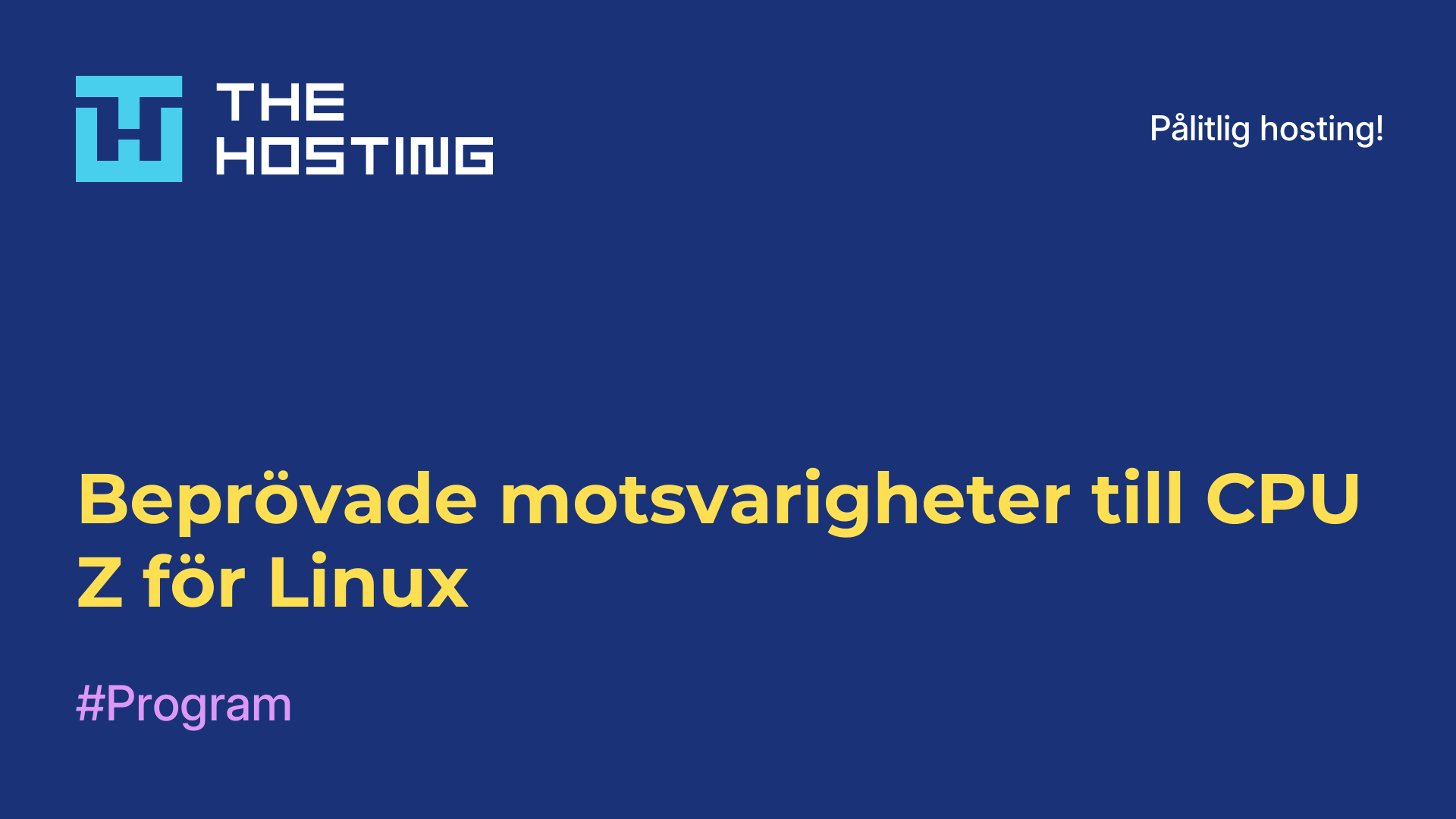 Beprövade motsvarigheter till CPU-Z för Linux