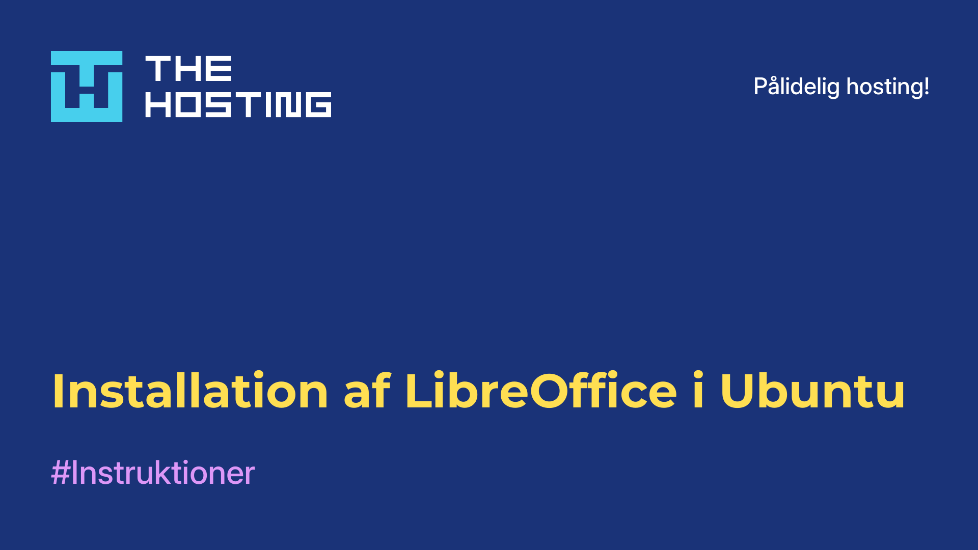 Installation af LibreOffice i Ubuntu