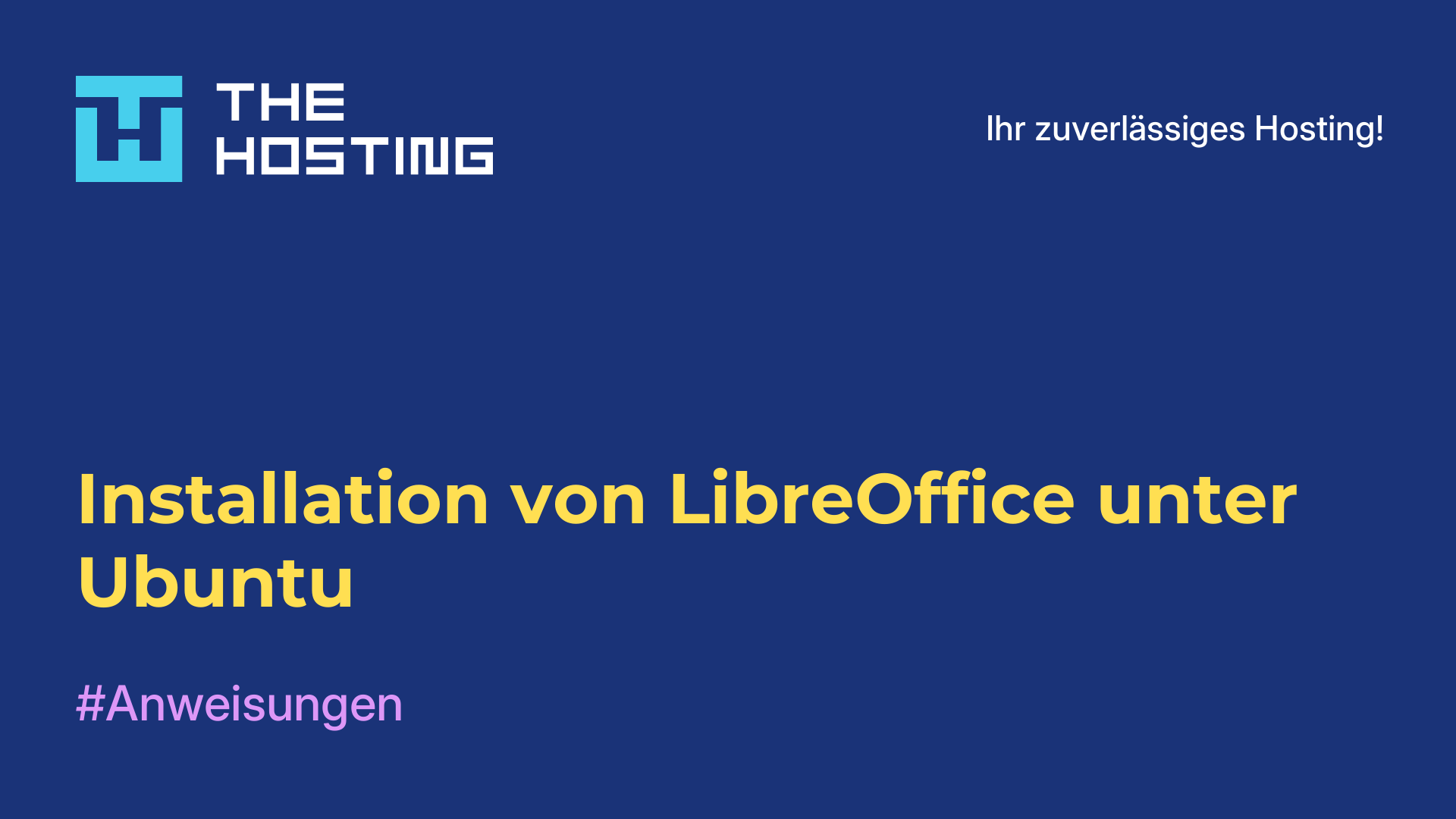 Installation von LibreOffice unter Ubuntu