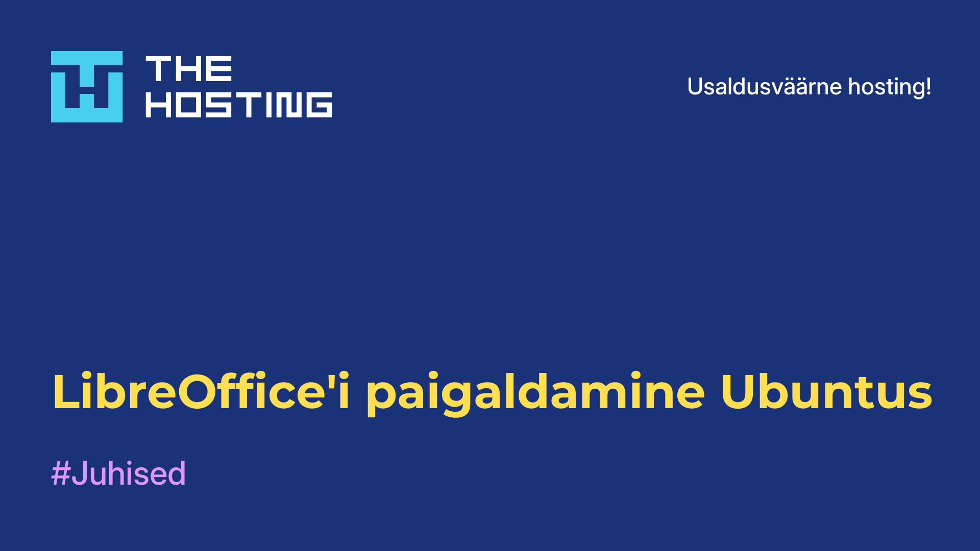 LibreOffice'i paigaldamine Ubuntus