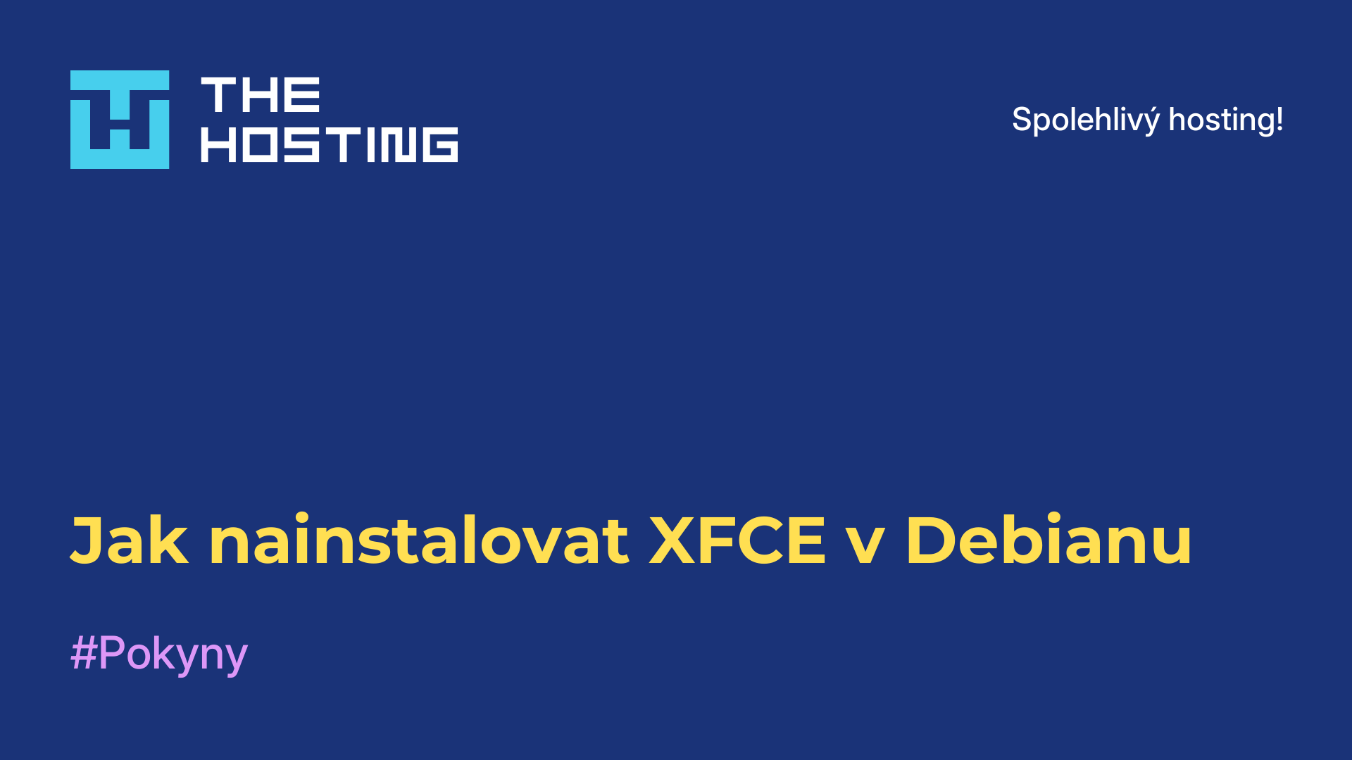 Jak nainstalovat XFCE v Debianu
