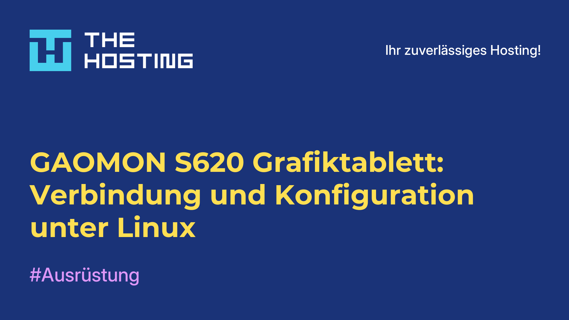 GAOMON S620 Grafiktablett: Verbindung und Konfiguration unter Linux