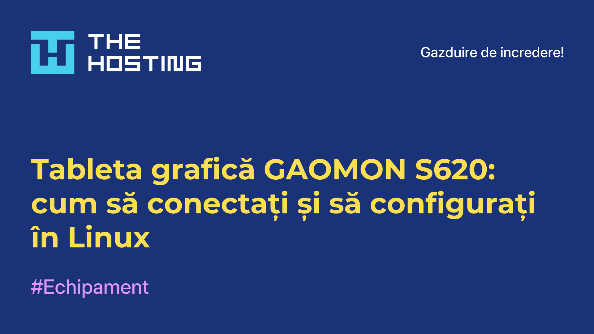 Tableta grafică GAOMON S620: cum să conectați și să configurați în Linux