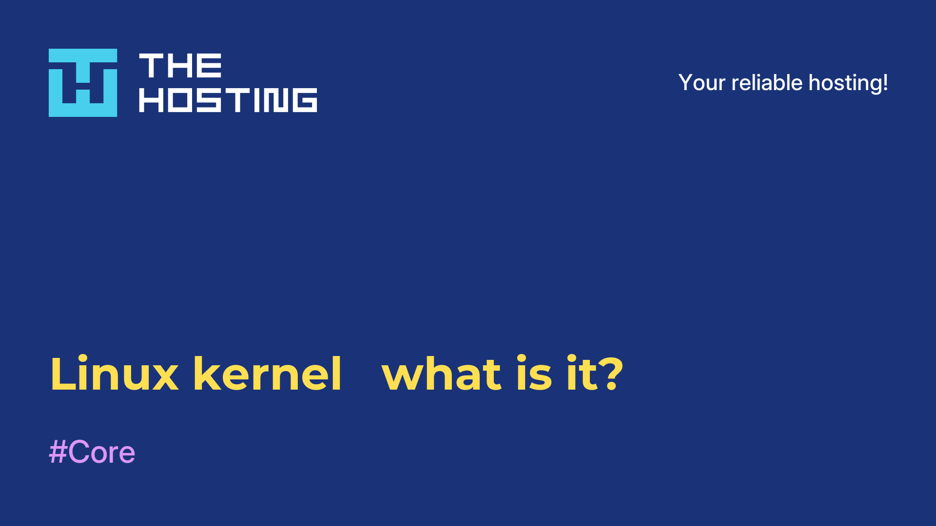 Linux kernel - what is it?