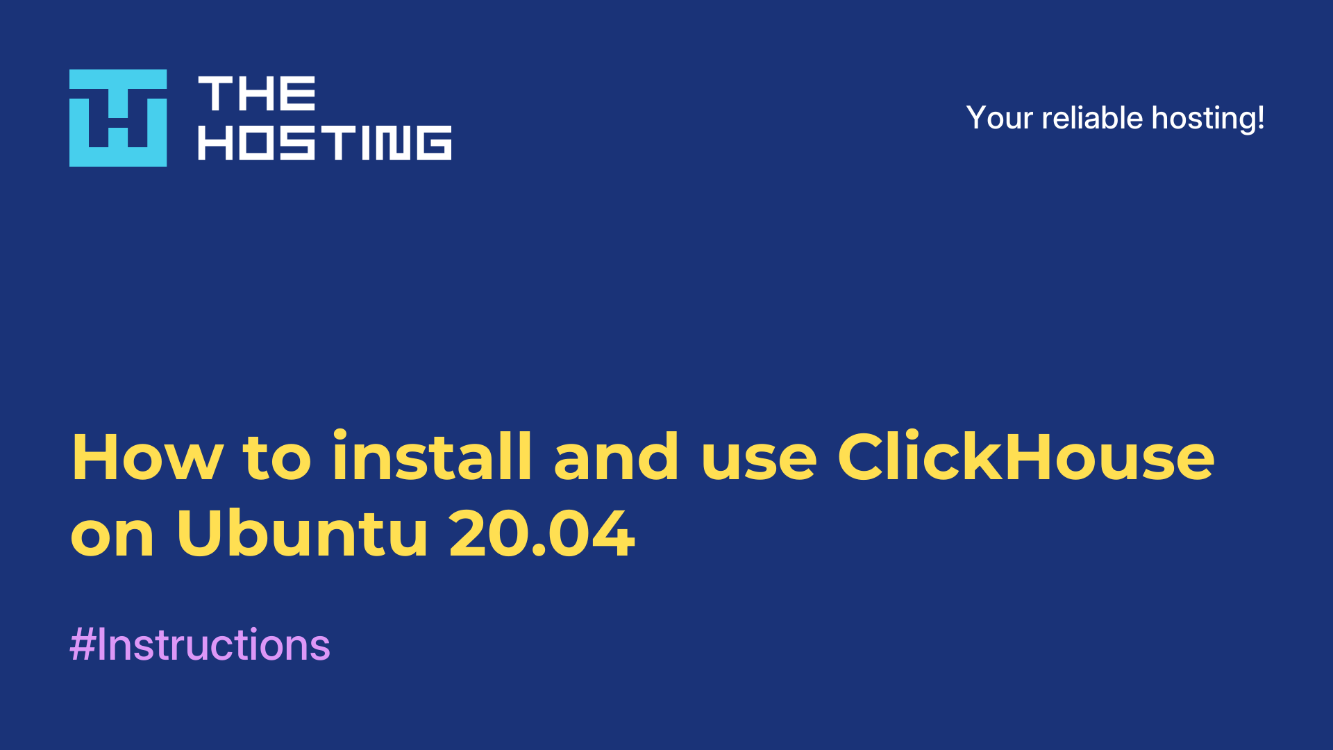 How to install and use ClickHouse on Ubuntu 20.04