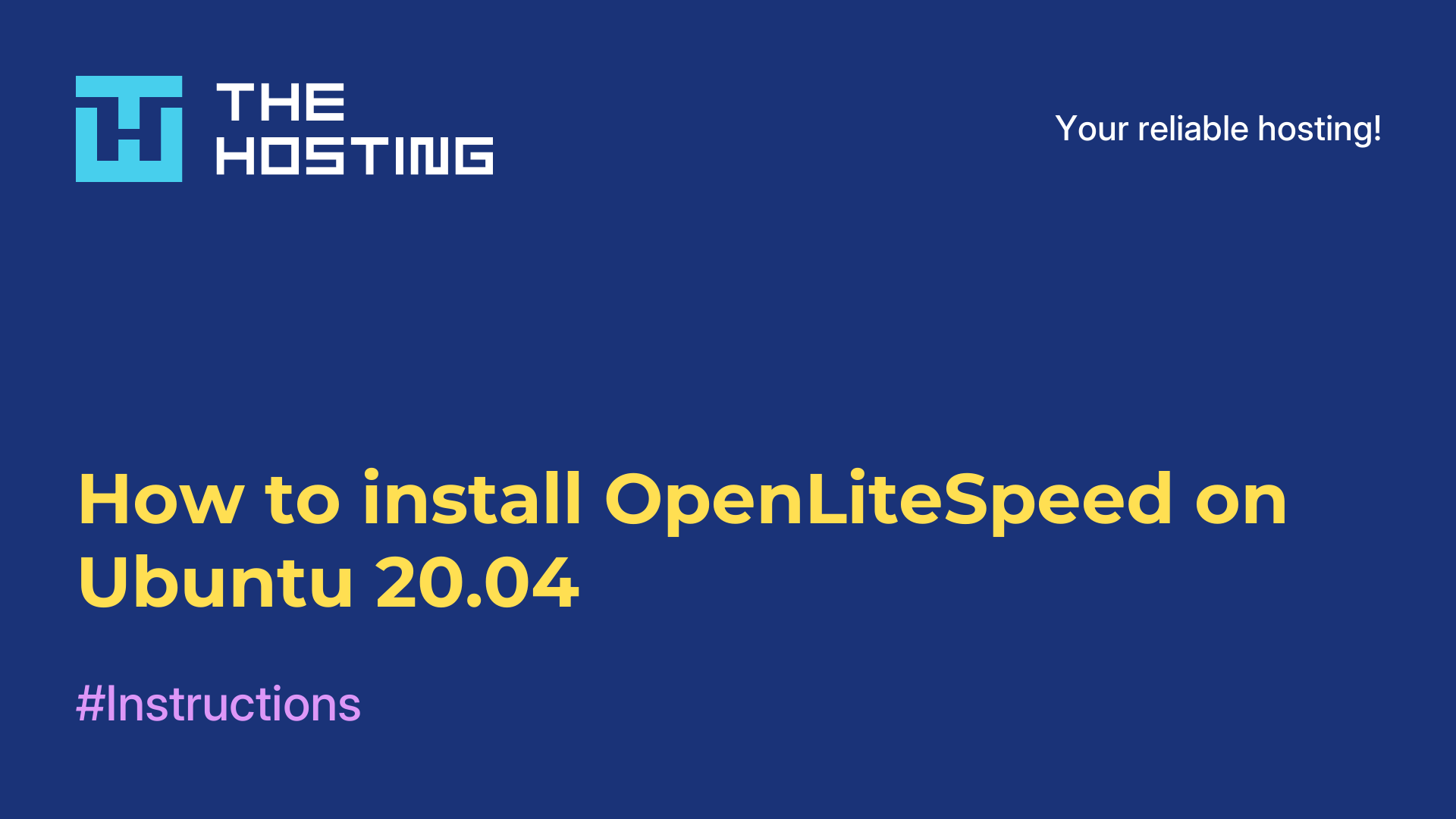 How to install OpenLiteSpeed on Ubuntu 20.04