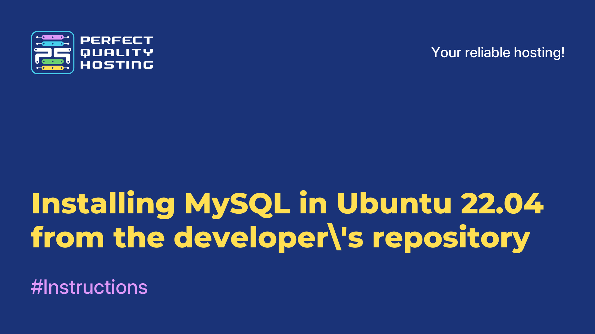 Installing MySQL in Ubuntu 22.04 from the developer's repository