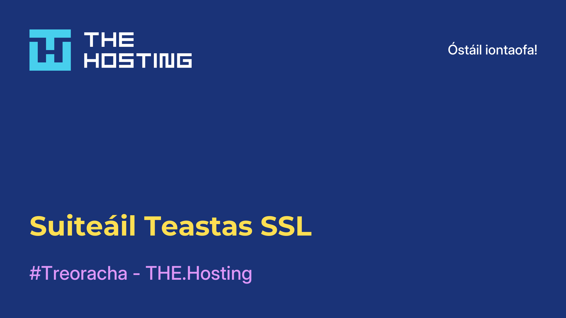 Suiteáil Teastas SSL