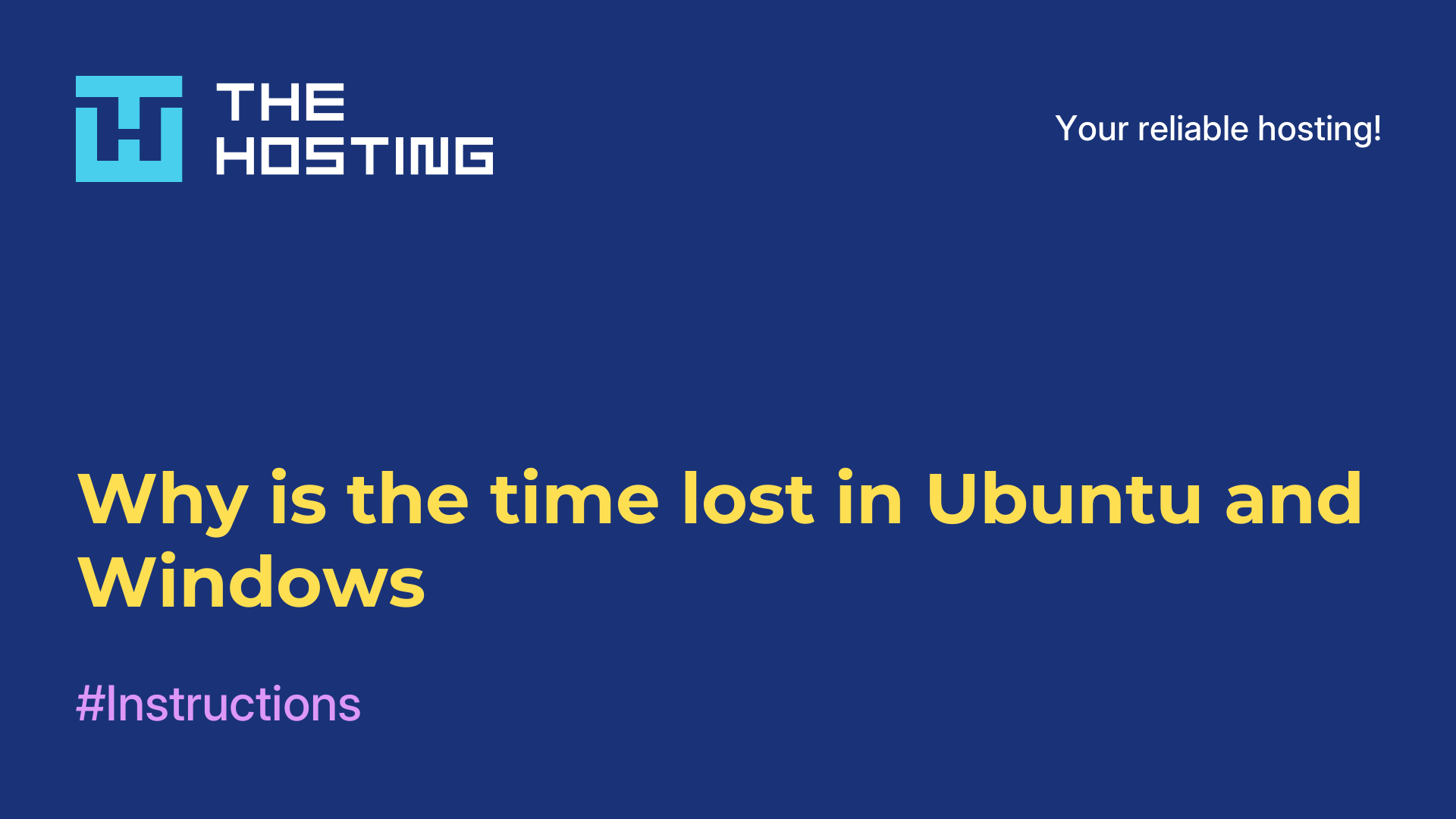 Why is the time lost in Ubuntu and Windows