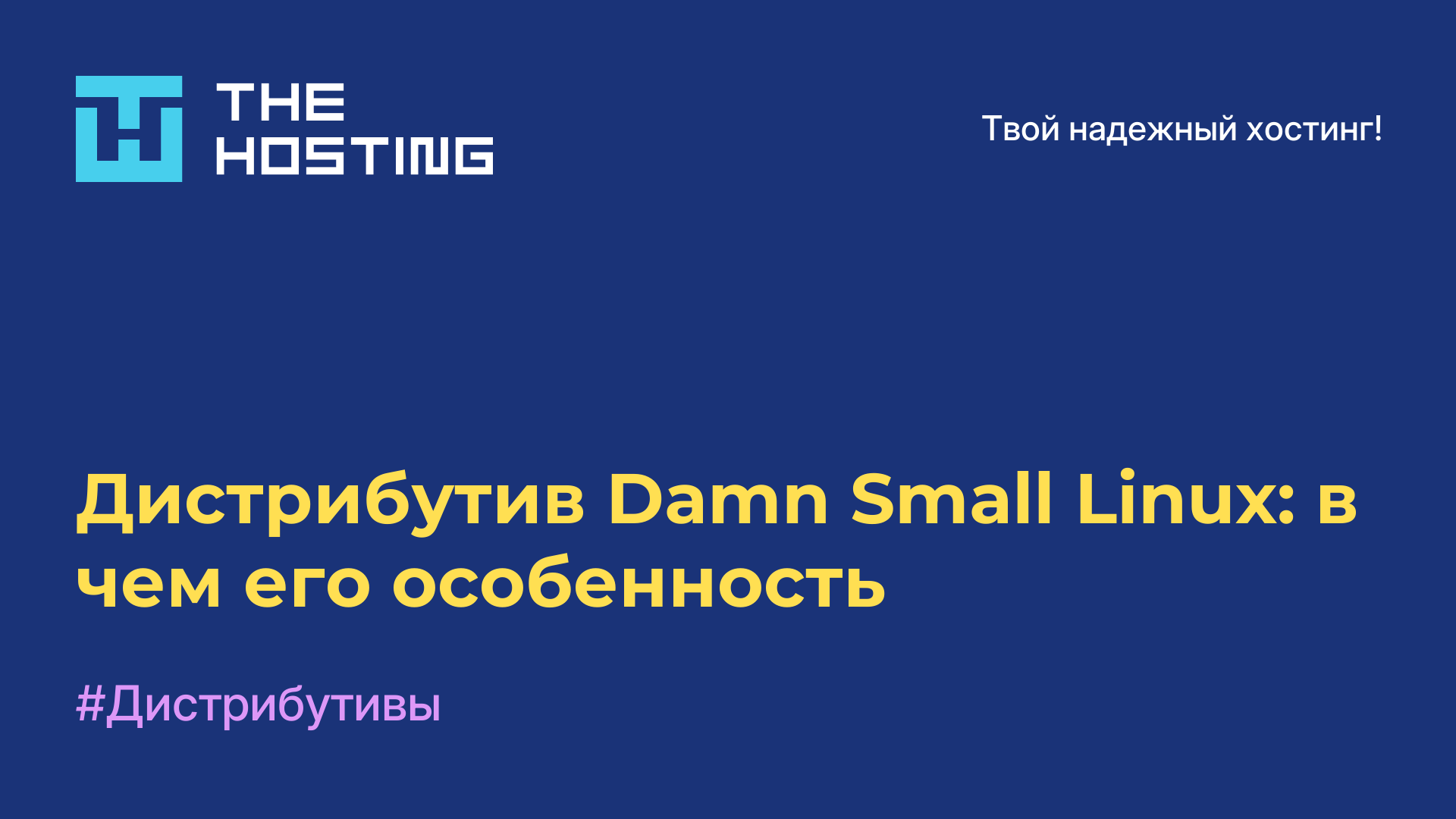 Дистрибутив Damn Small Linux: в чем его особенность