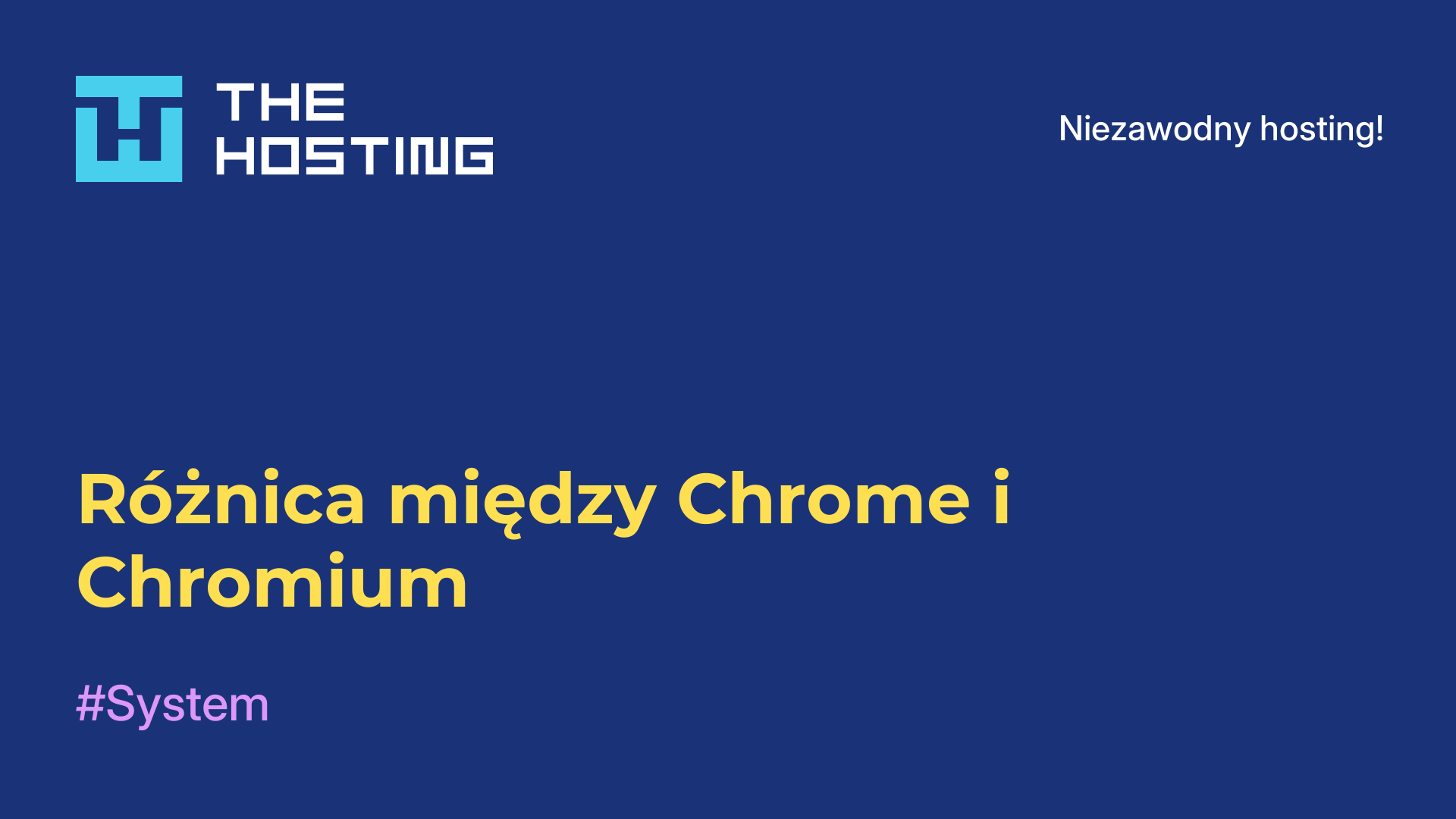 Różnica między Chrome i Chromium