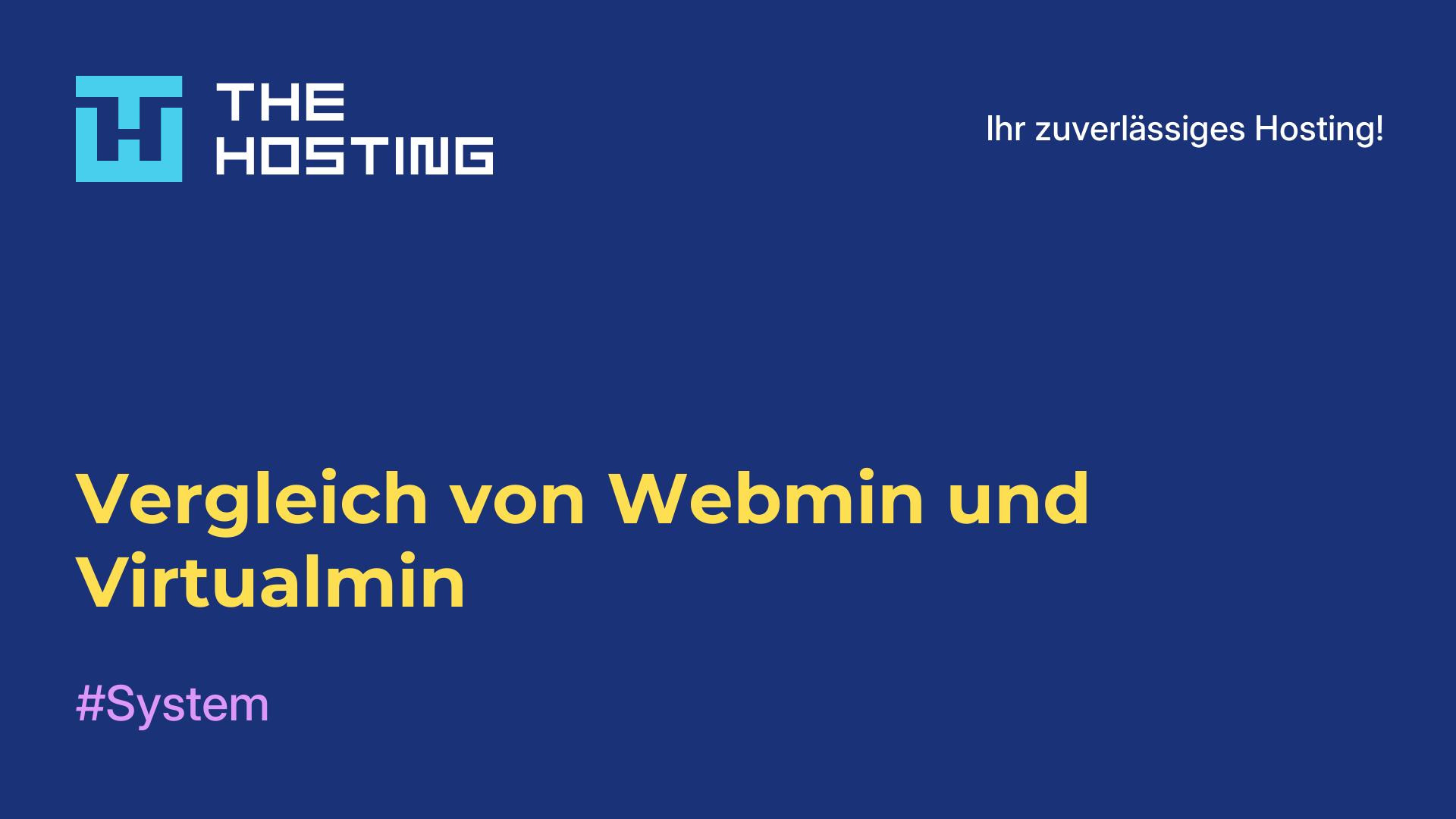 Vergleich von Webmin und Virtualmin
