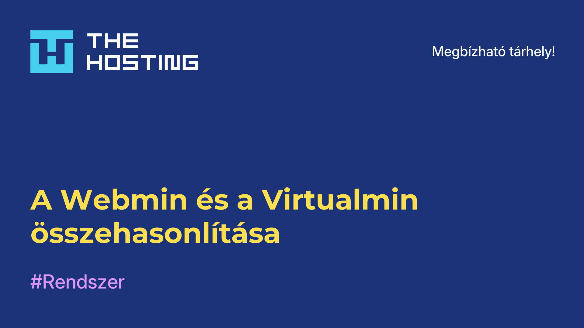 A Webmin és a Virtualmin összehasonlítása