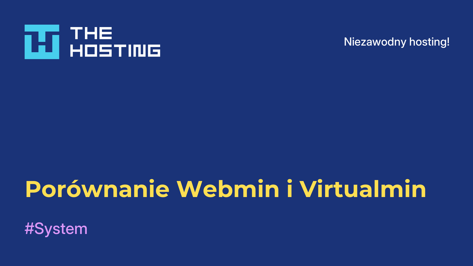 Porównanie Webmin i Virtualmin