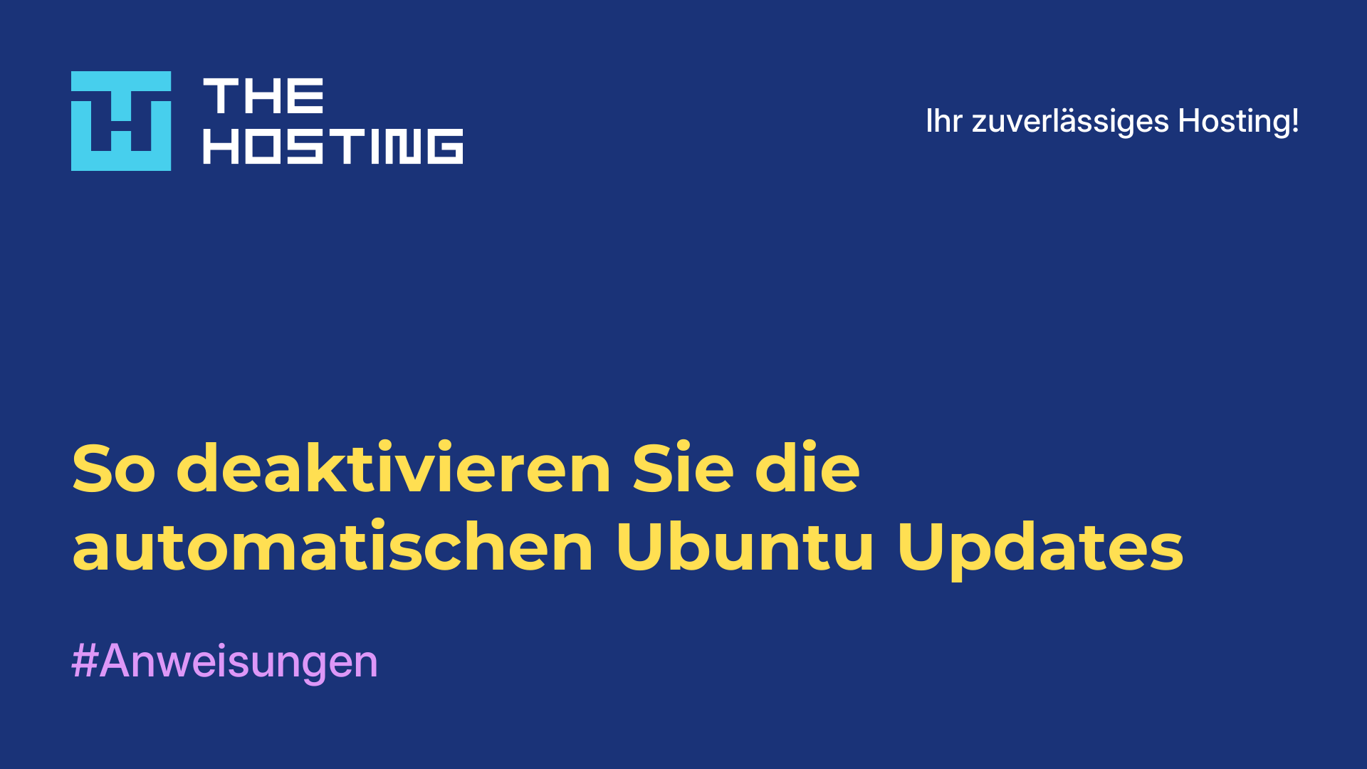 So deaktivieren Sie die automatischen Ubuntu-Updates