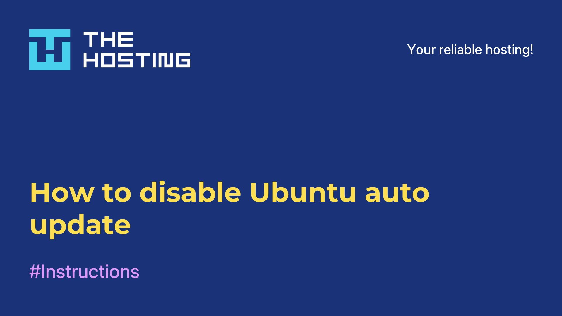How to disable Ubuntu auto-update