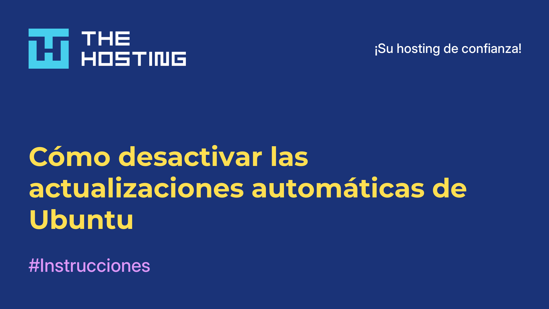 Cómo desactivar las actualizaciones automáticas de Ubuntu